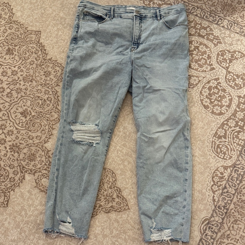 NWOT Good American Denim Jeans in Light Blue